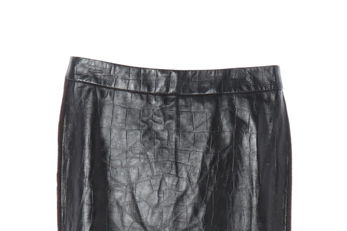 (새상품)[S]막스마라 송아지가죽 레더 스커트 셋업 치마
 상품이미지2