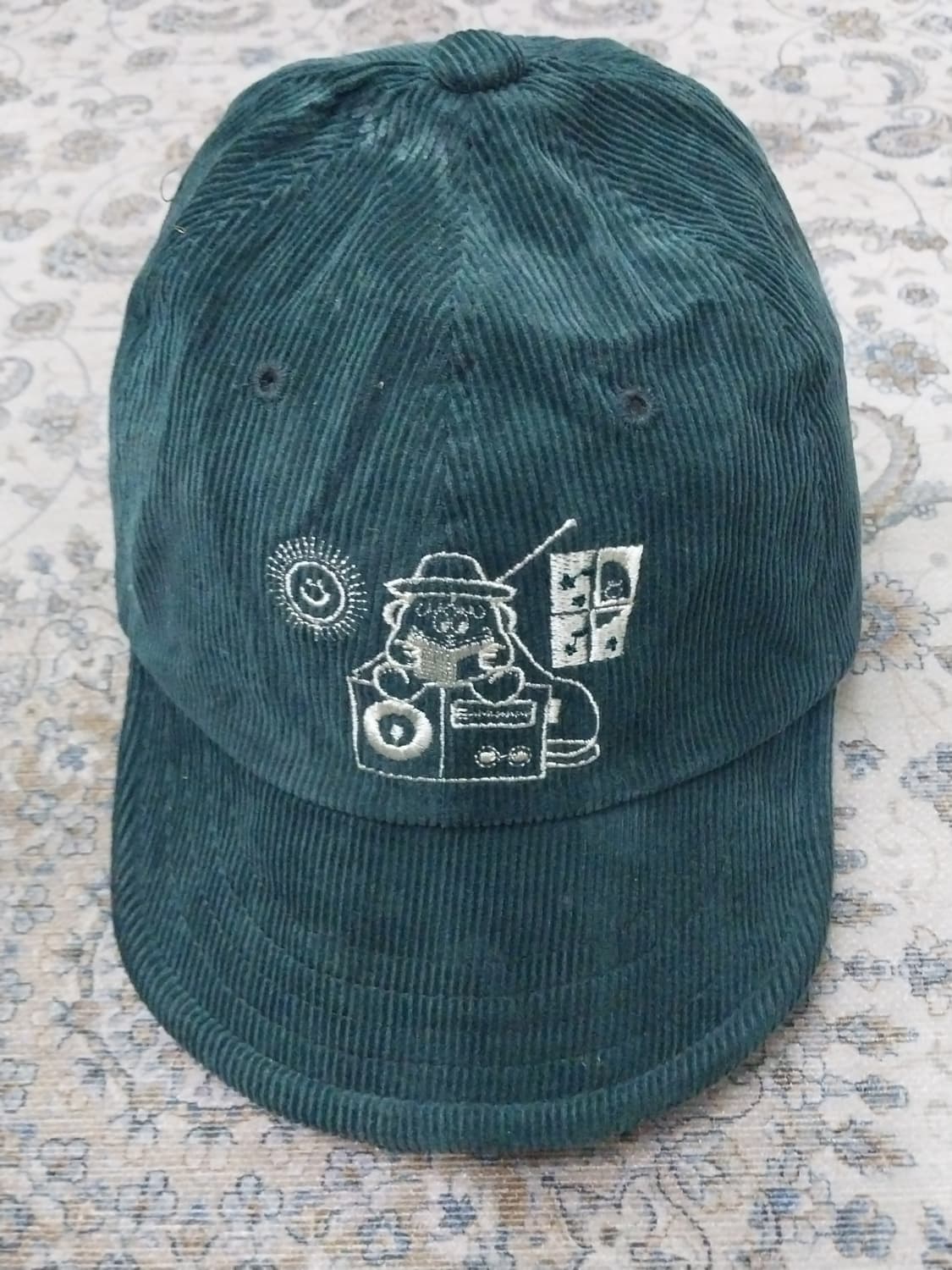 Kappy X 모노클 Yeti 코듀로이 볼캡 포레스트 그린 상품이미지3