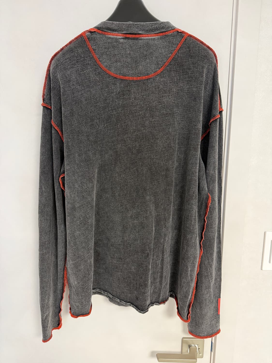 디젤 T-위크 트리티드 저지 롱슬리브 블랙 상품이미지5