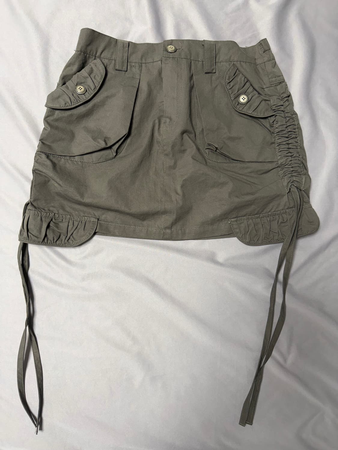 바우프 티셔츠 + 어항 카고 스커트 코디 세트 상품이미지4