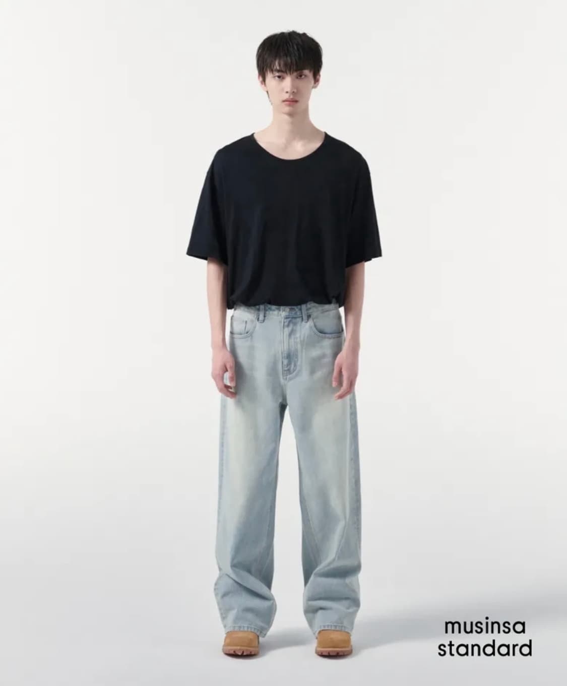 (28) 무신사스탠다드 빅 브러쉬 엑스트라 와이드 데님 팬츠 상품이미지4