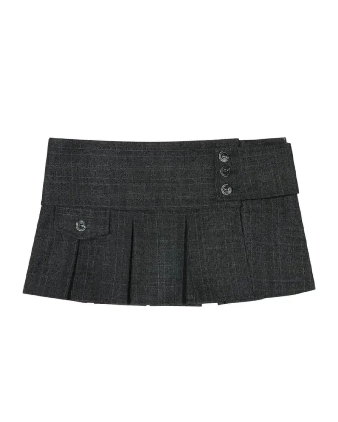 보헴서 랩스커트 딥그레이 s(1) 상품이미지1