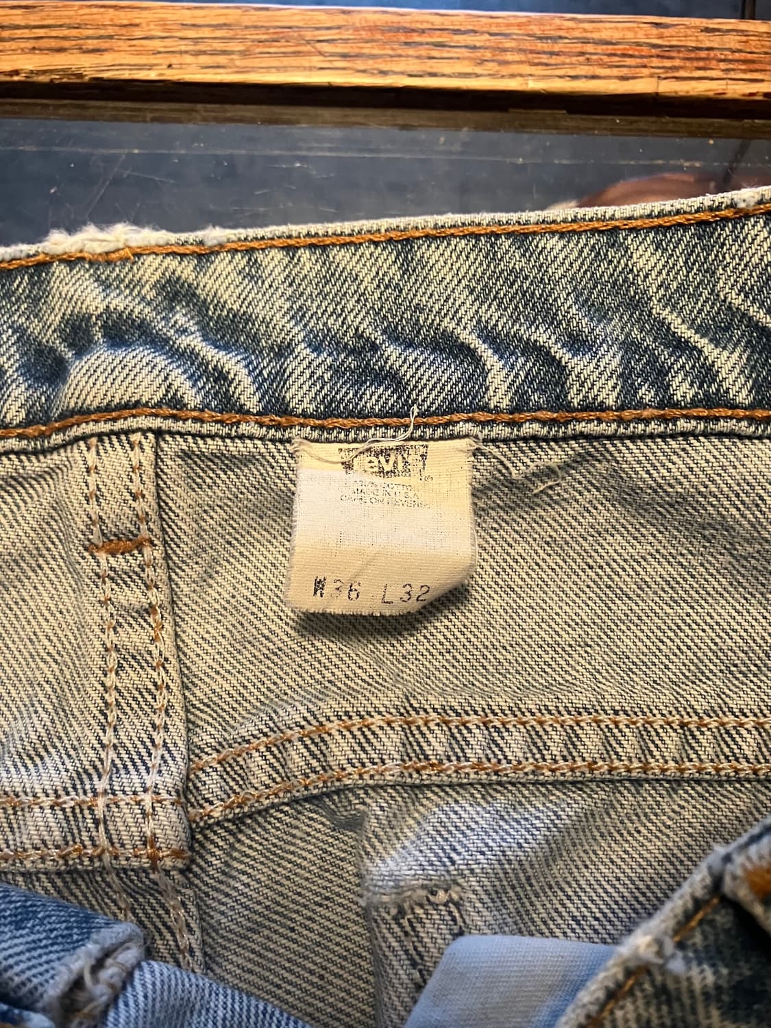 90s USA Levis 517 Boot Cut Denim Pants 상품이미지9