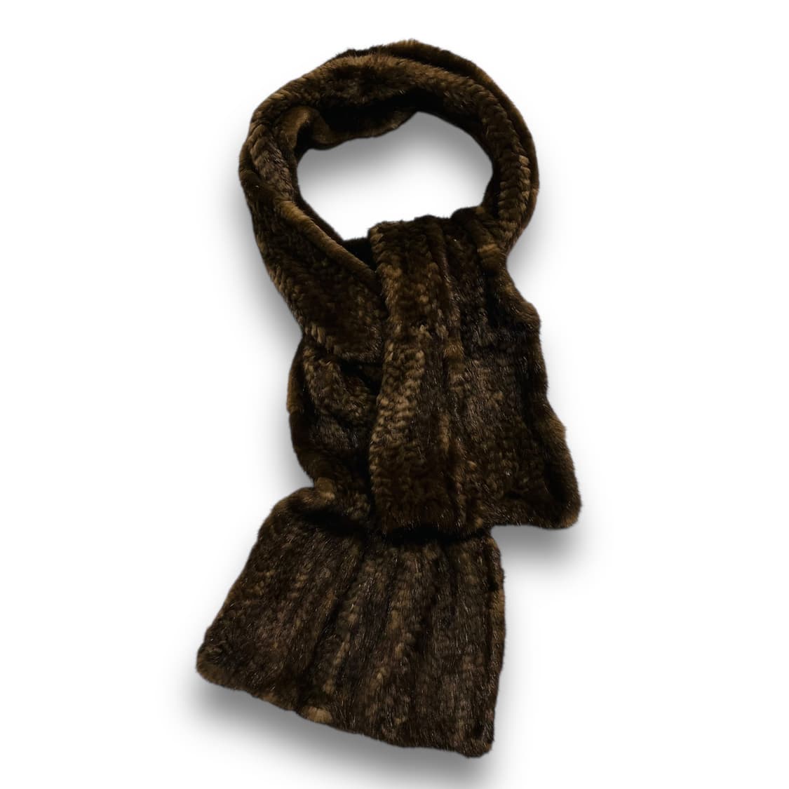 Ungaro 락시크 다크 브라운 밍크 머플러/숄 상품이미지1