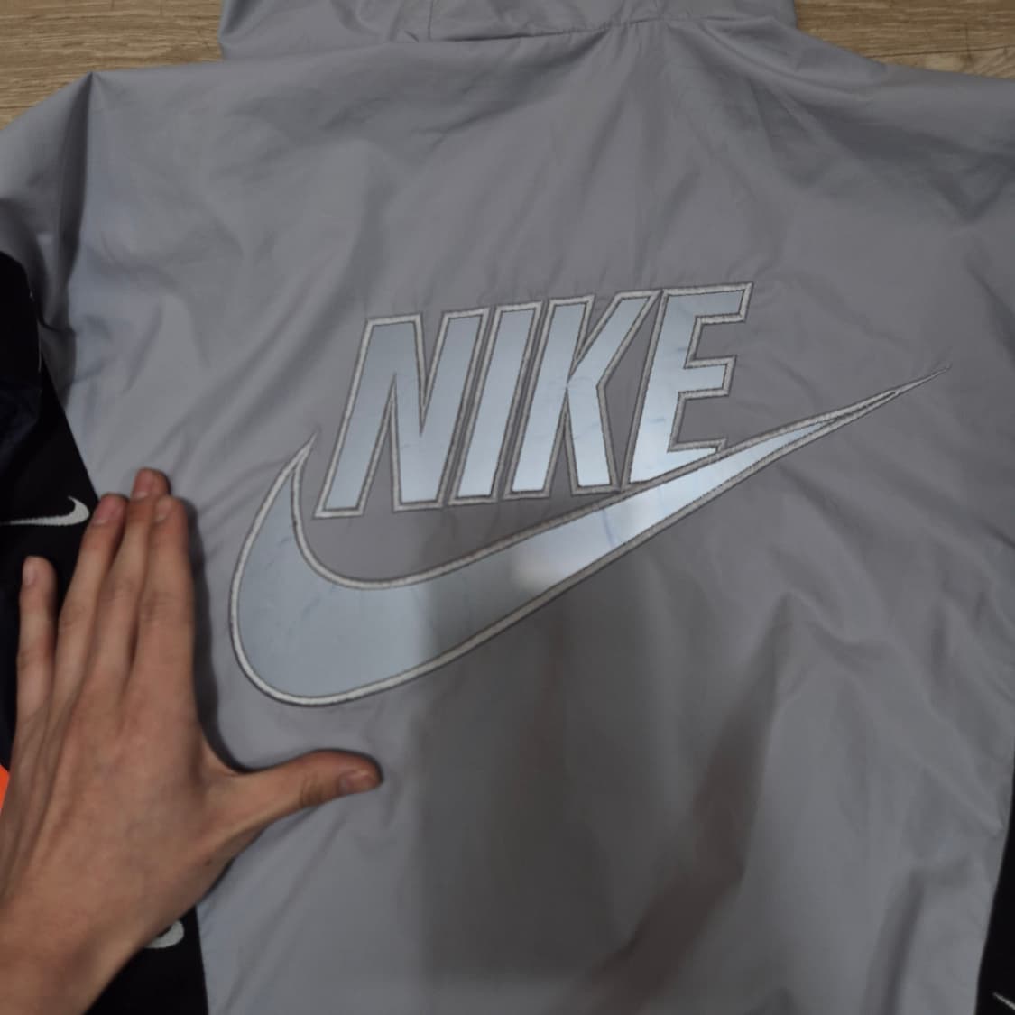 나이키 올드스쿨 빅로고 멀티 스우시 바람막이 자켓 XL(105) 상품이미지6