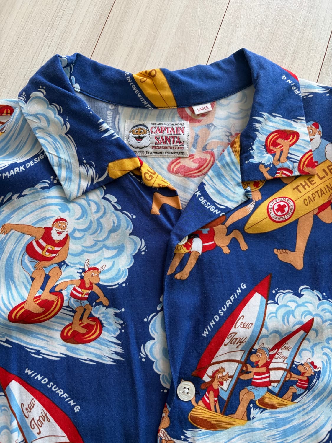 캡틴 산타 나일론 셔츠 L 상품이미지2