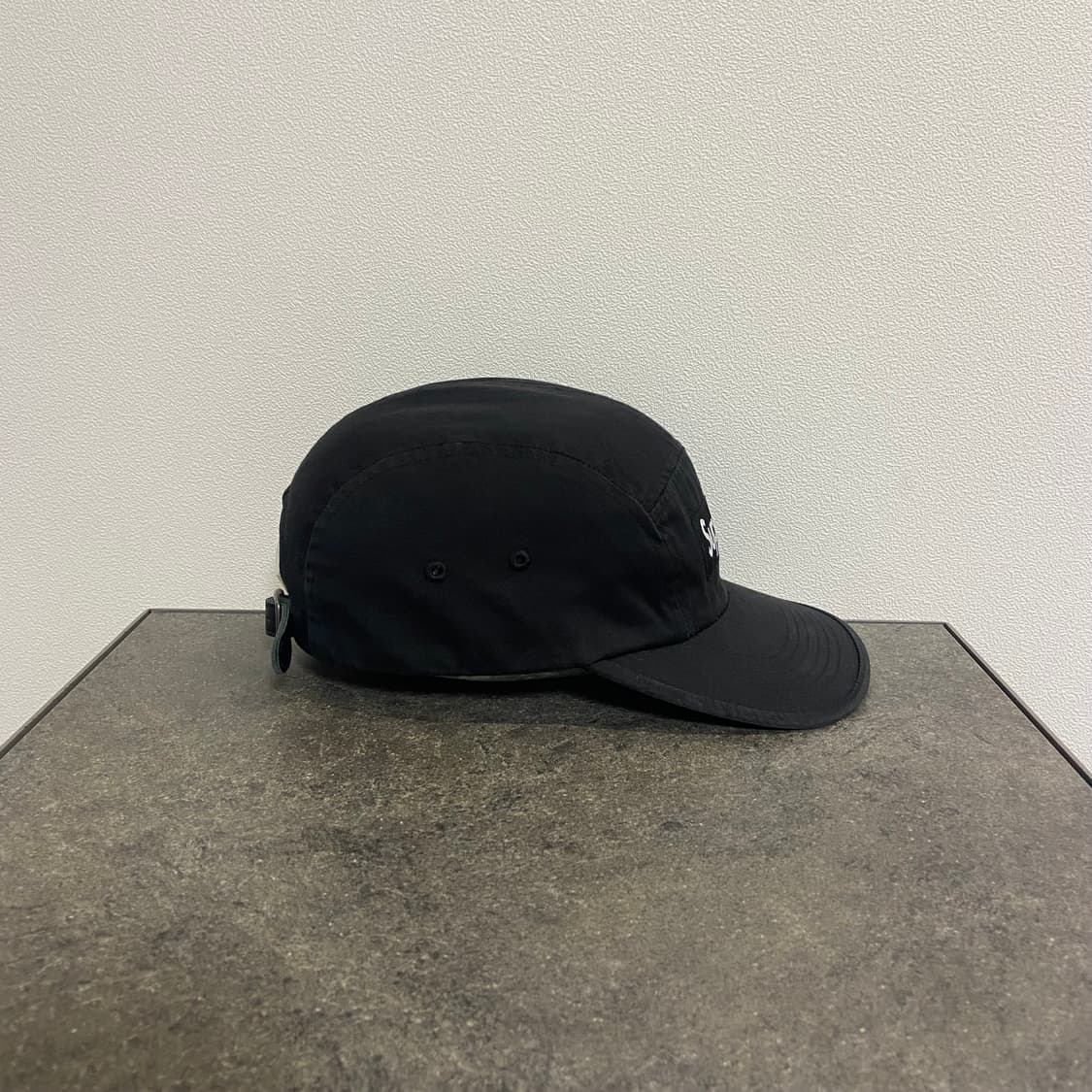 (OS) 슈프림 박스로고 캠프캡 모자 워시드 블랙 상품이미지2