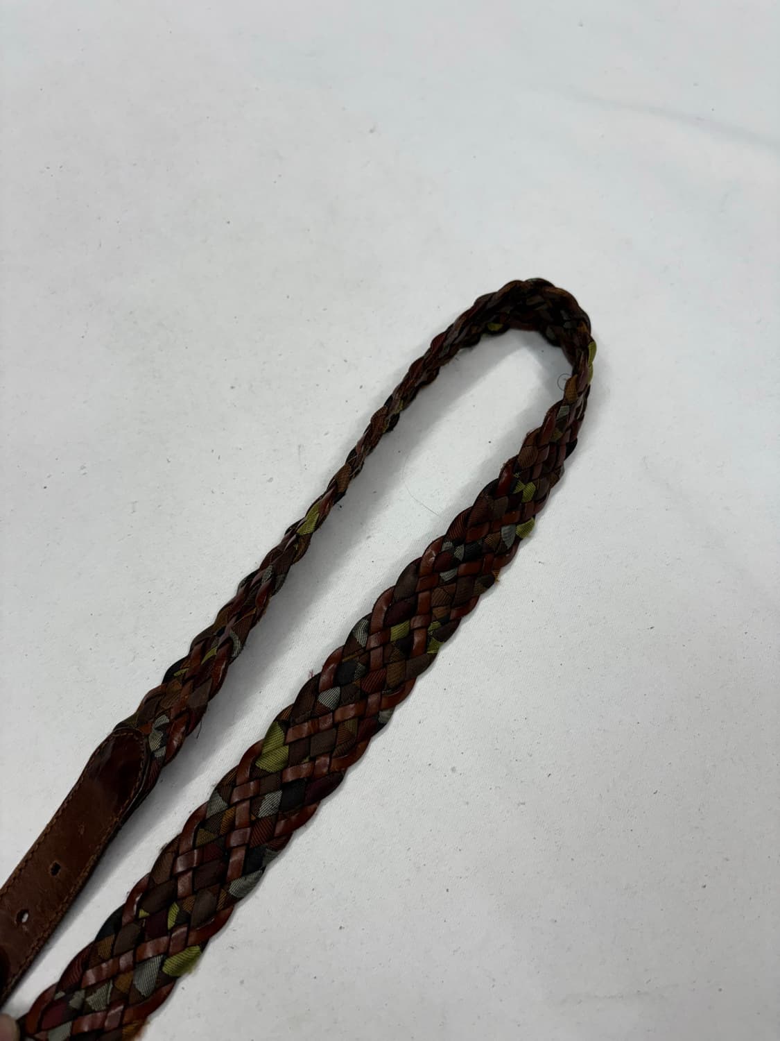 빈티지 멀티컬러 웨이브 위빙 벨트 상품이미지4