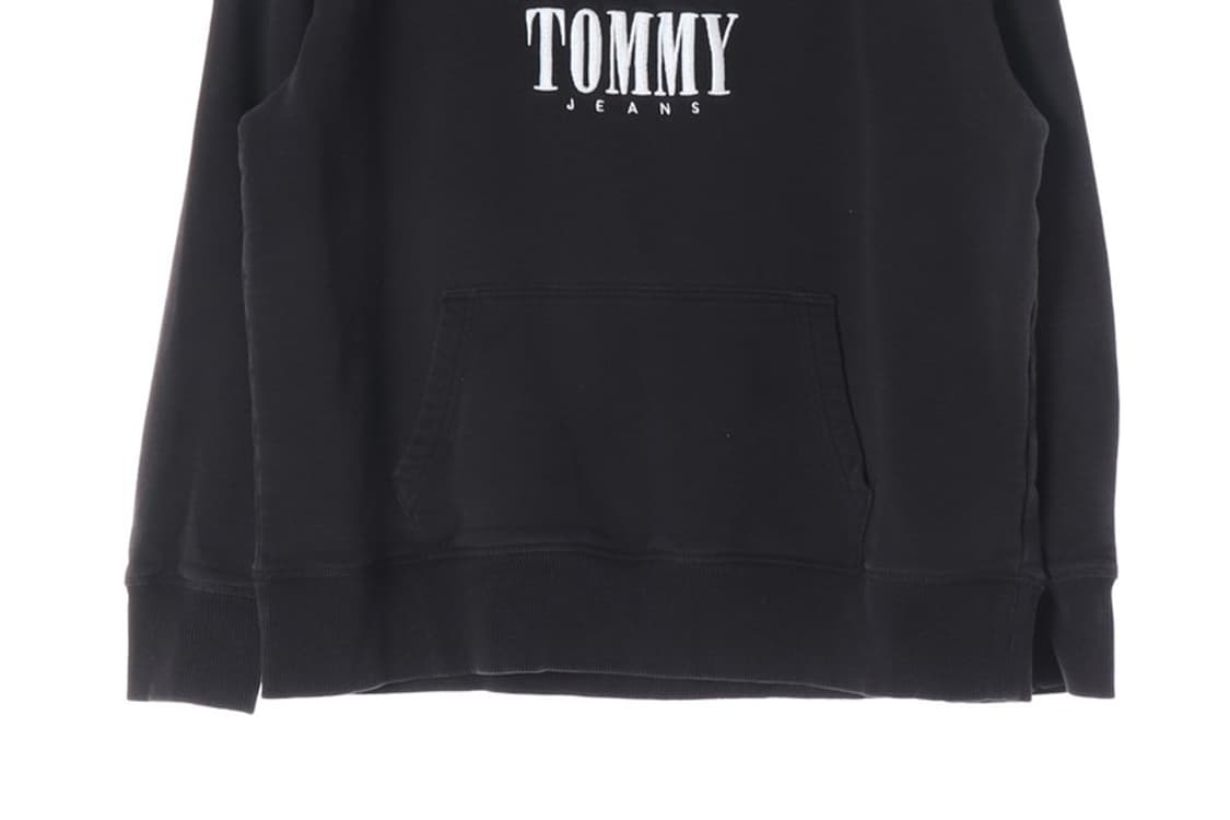 타미진스 자수 빅로고 하프집업 맨투맨 블랙 XL 상품이미지4