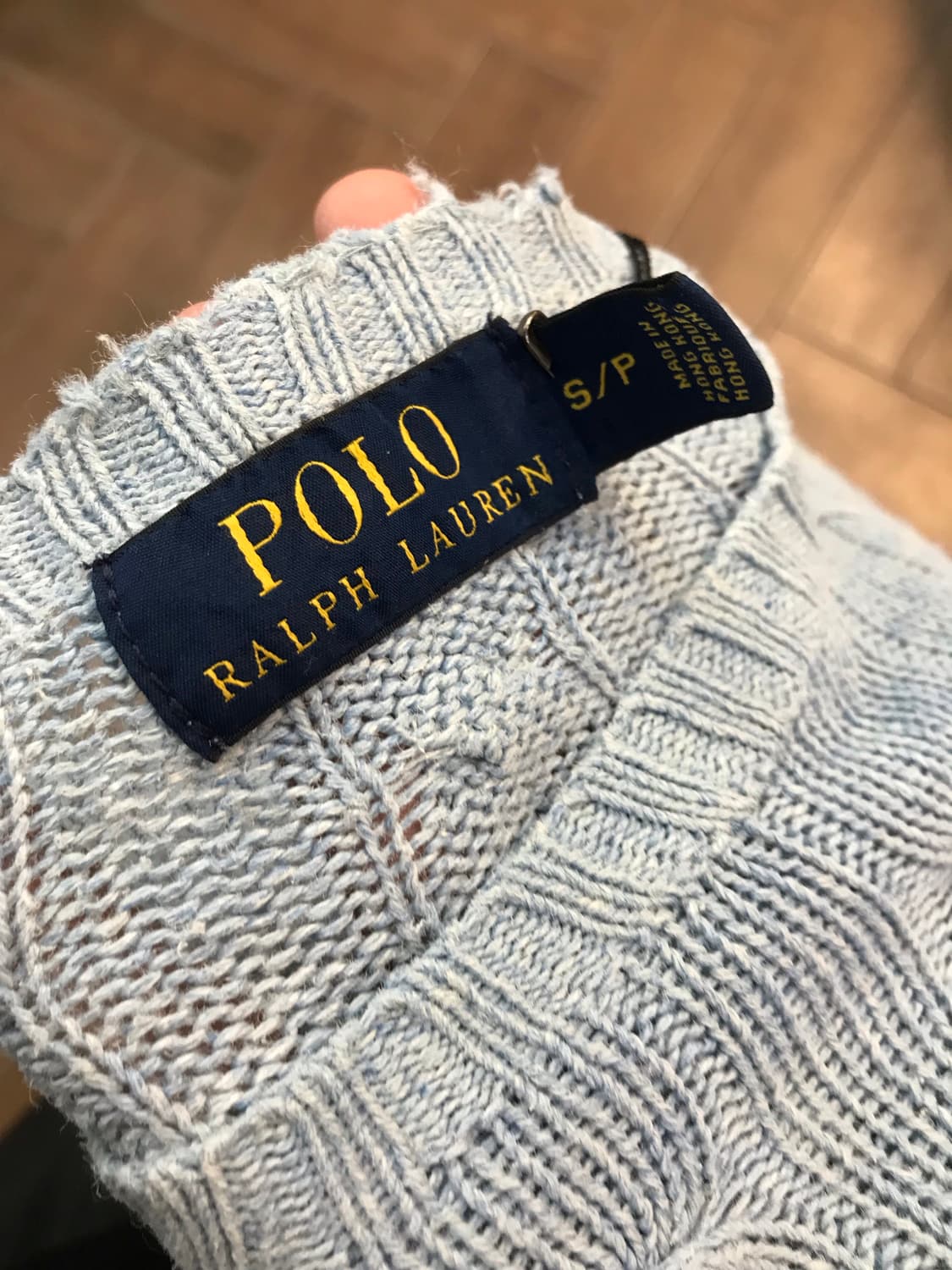폴로 스몰 포니 케이블 니트 상품이미지5