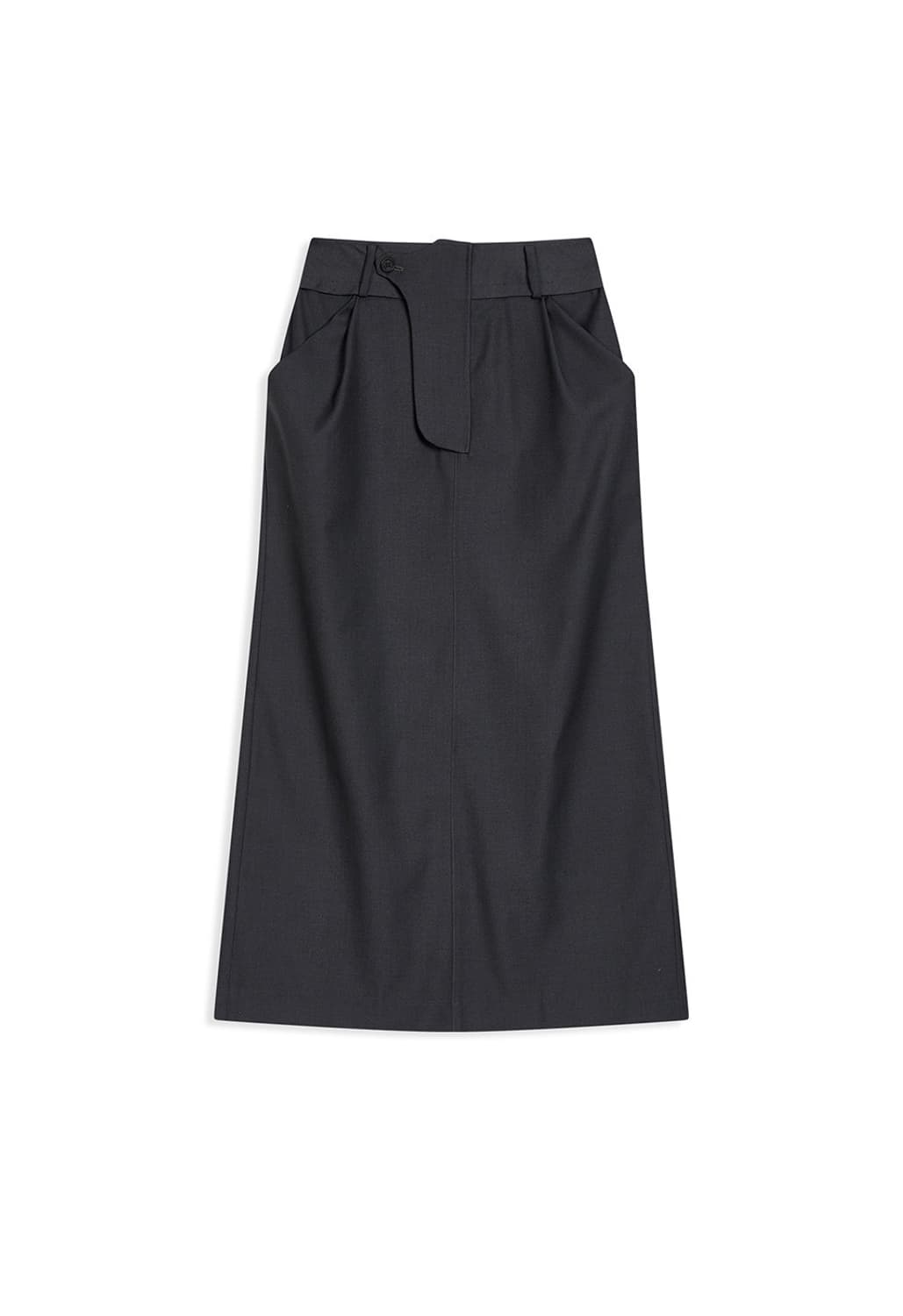 오픈와이와이 FLY OUT MAXI SKIRT, GRAY  상품이미지2
