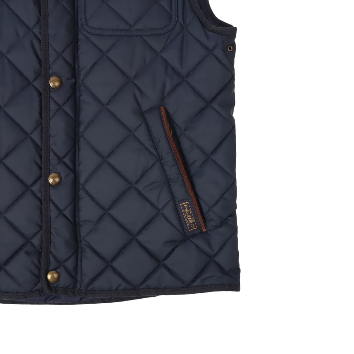 폴로 랄프로렌 네이비 클래식 퀄팅 베스트 상품이미지4