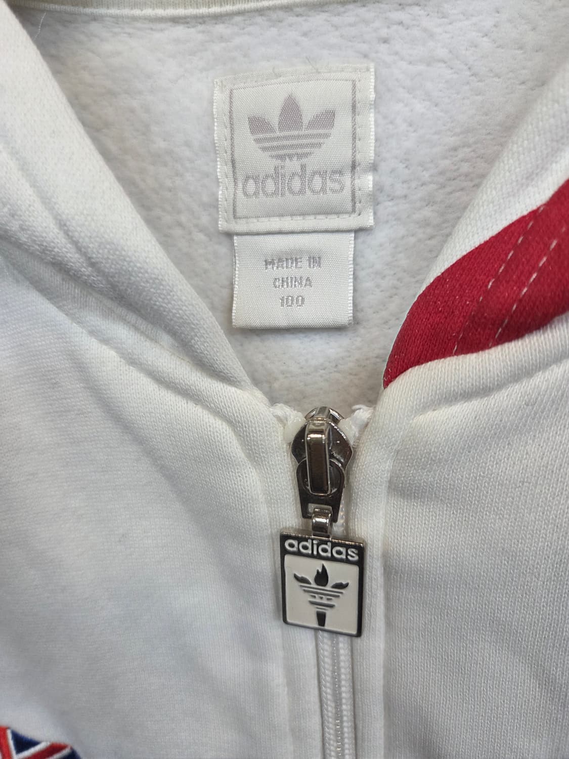 아디다스 신영국 기모 트랙 져지 후드집업 L 상품이미지4
