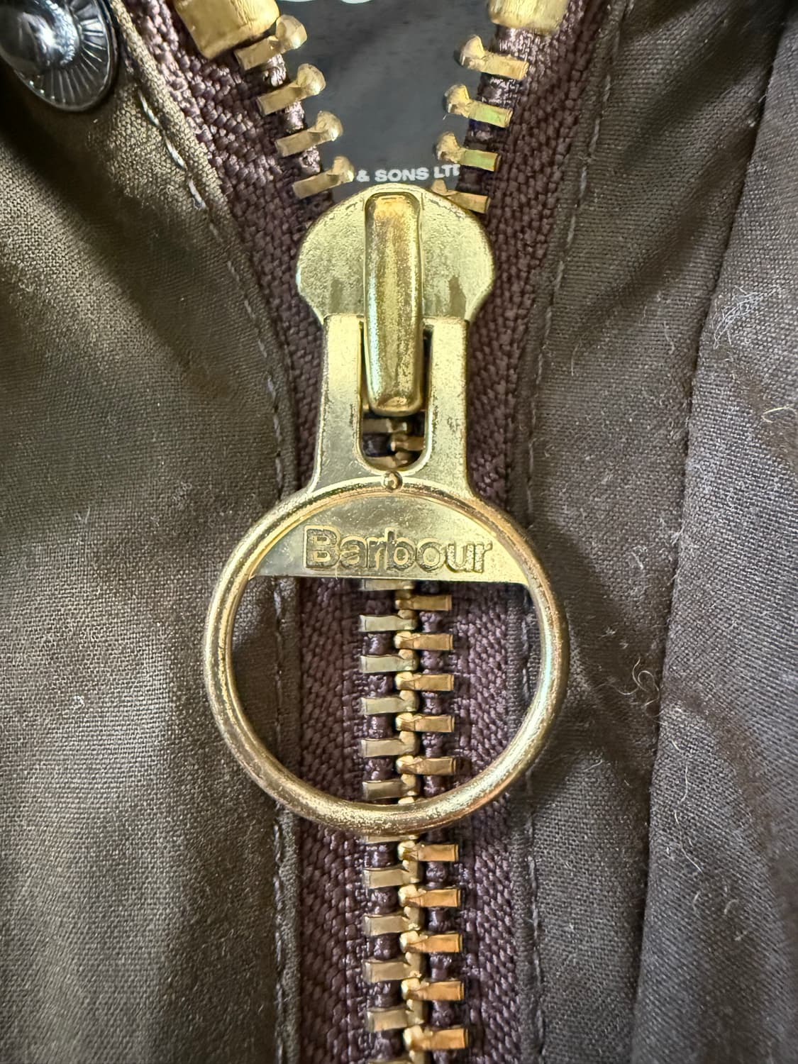Barbour 클래식 비데일 왁스 자켓 올리브 C34 영국제 상품이미지4