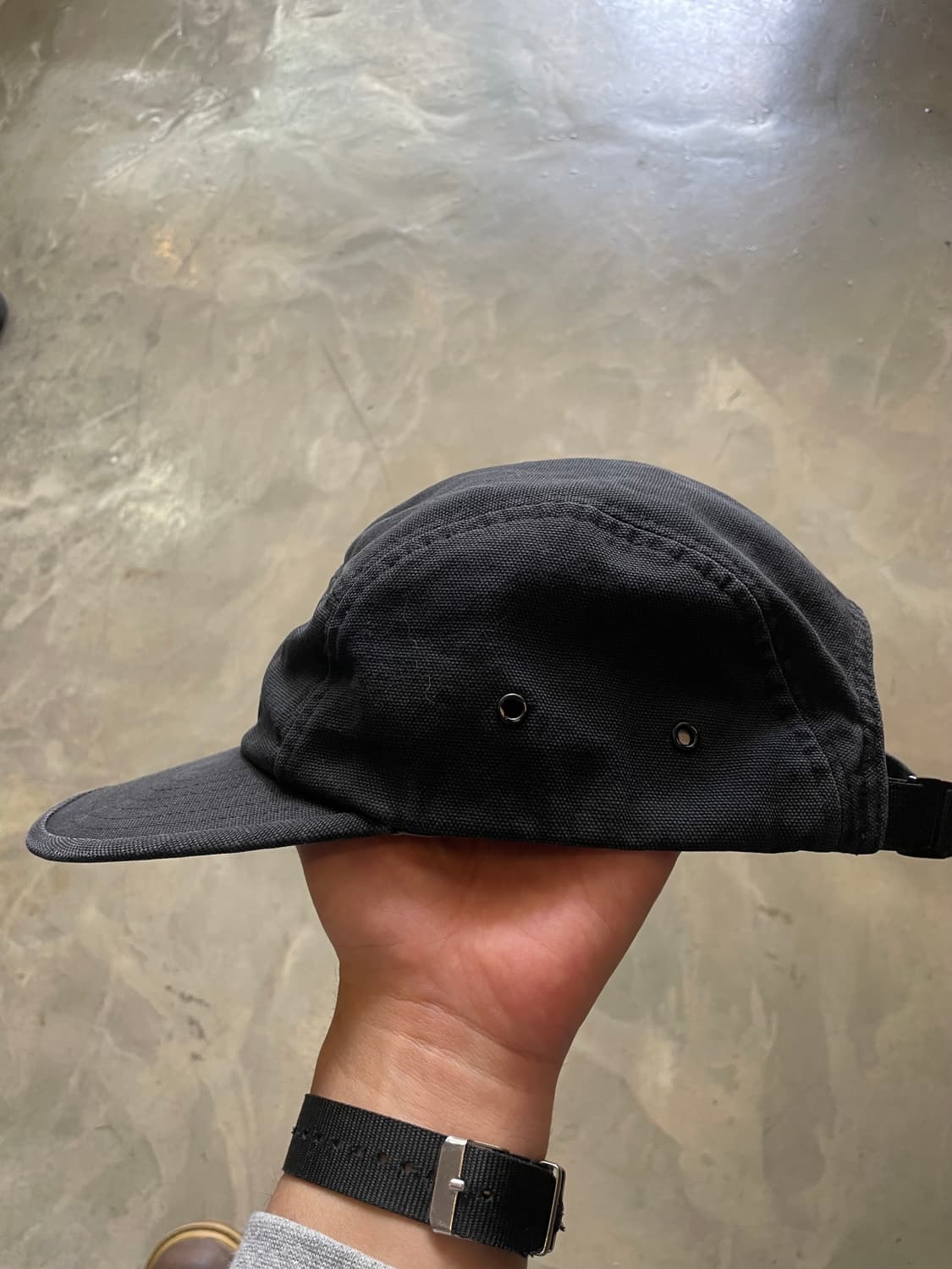 Carhartt WIP Backley Cap Black 칼하트 캠프캡 상품이미지3
