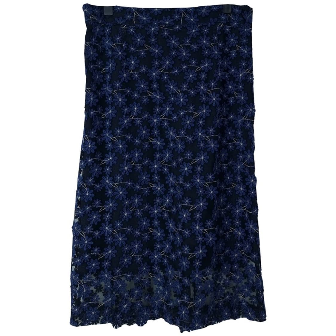 [안나수이] 플라워 패턴 로우라이즈 빈티지 롱 스커트 P01391 상품이미지2