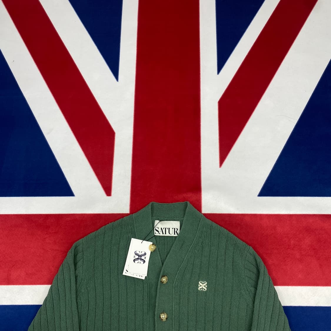 세터 파로 오버사이즈 부클 가디건 M  상품이미지2