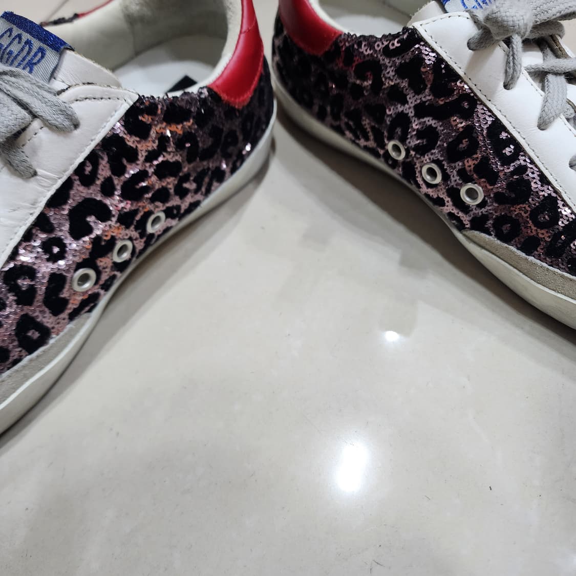 골든구스 스팽글 슈퍼스타 레오파드 스니커즈 37 상품이미지7