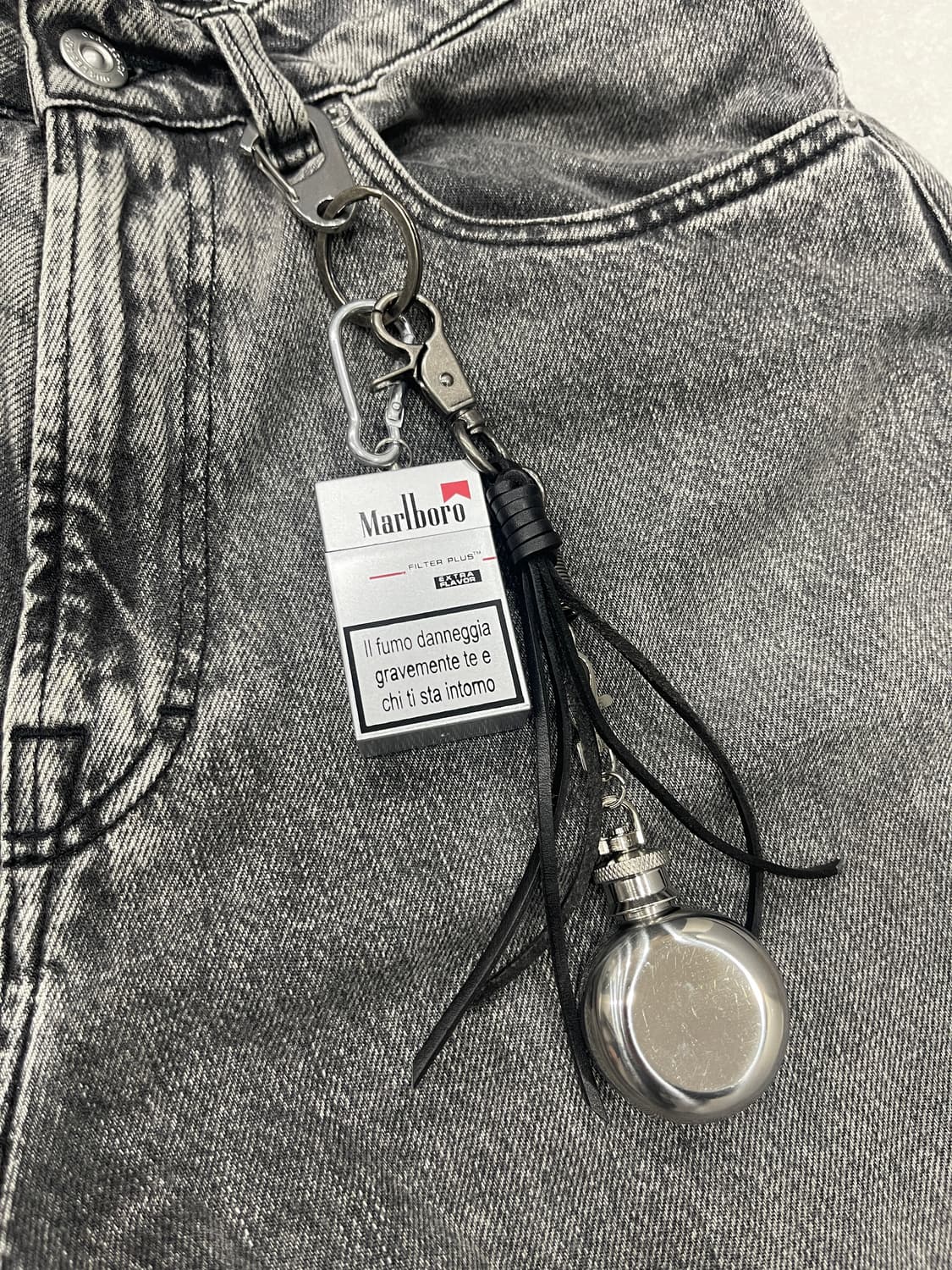 말보로&미니플라스크 키링 상품이미지1