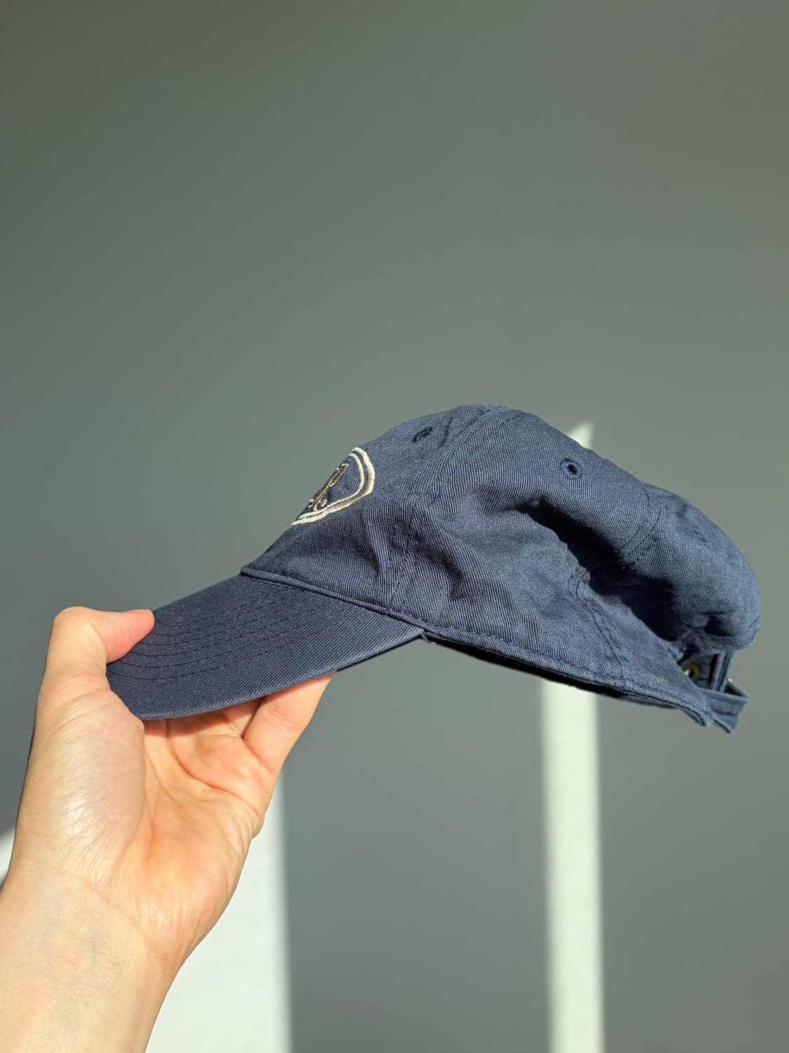 빈티지 워싱 네이비 볼캡 야구모자 상품이미지3