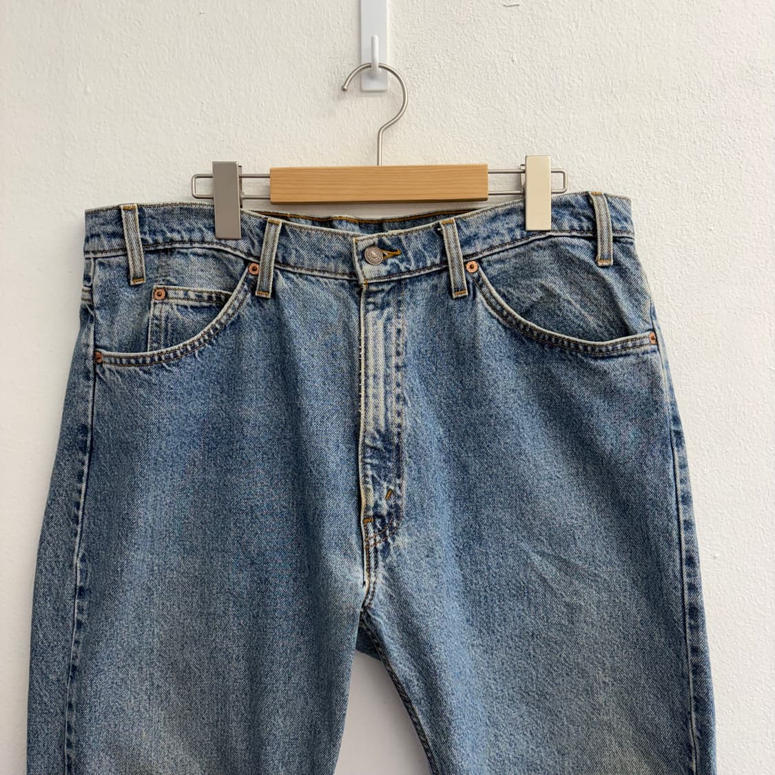 90s 리바이스 505 데님 청바지 오렌지탭(38) 상품이미지3