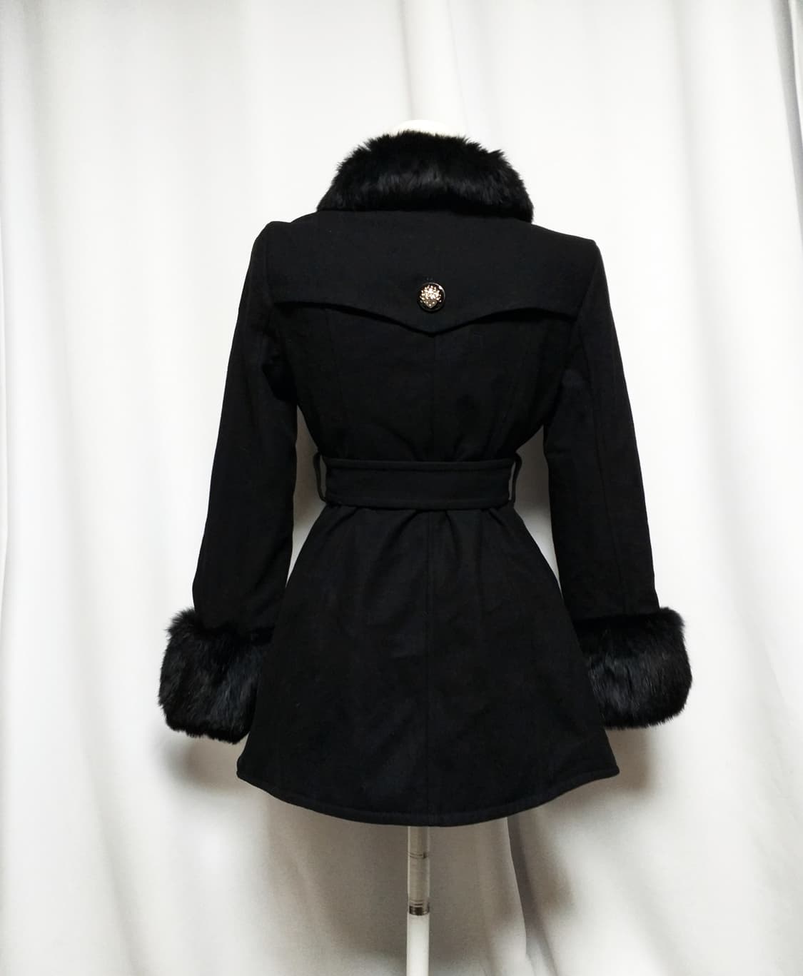 빈티지 퍼코트 대장 y2k자켓 그런지 핀터깔 오네갸루 공겜여주 고스펑크 상품이미지3