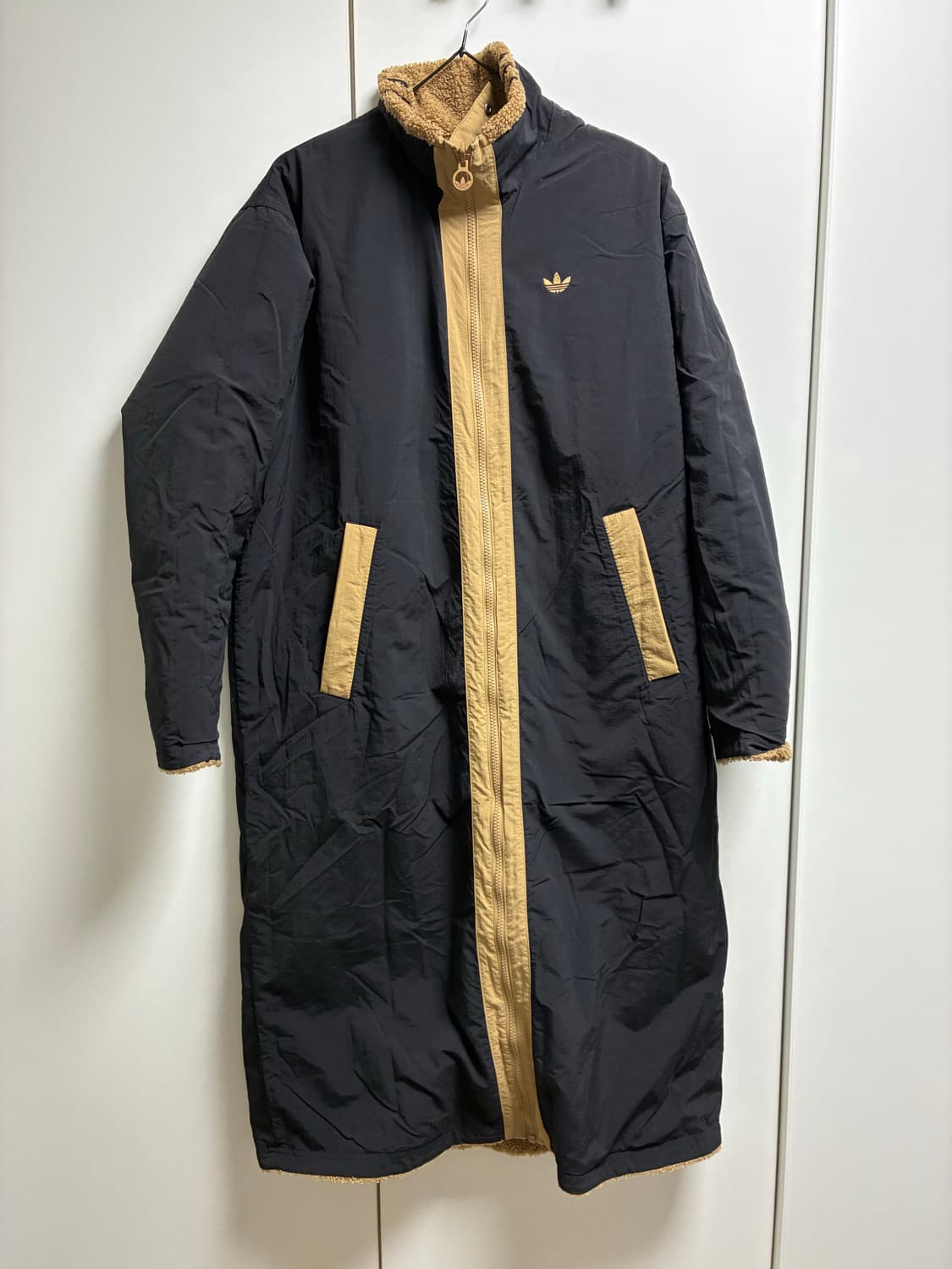 아디다스 리버시블 롱 쉐르파 제니 자켓 상품이미지4