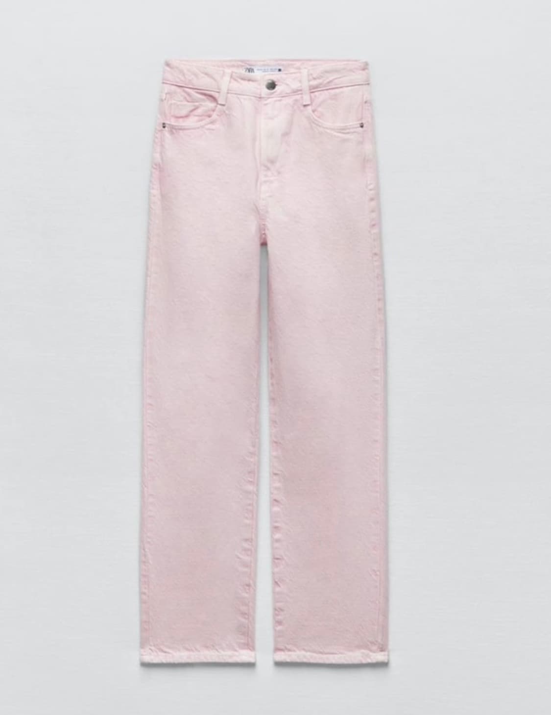 Zara 하이웨스트 워싱 로즈핑크 상품이미지1