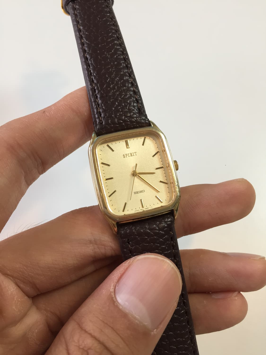 90s seiko spirit square gold 상품이미지2