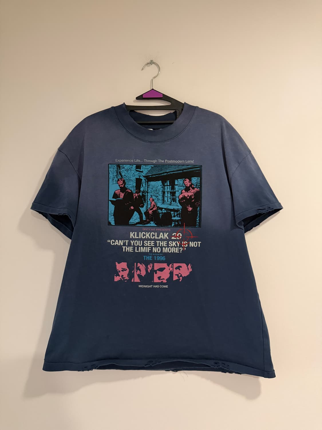 클릭클락 Vintage Blue Graphic Tee  상품이미지1