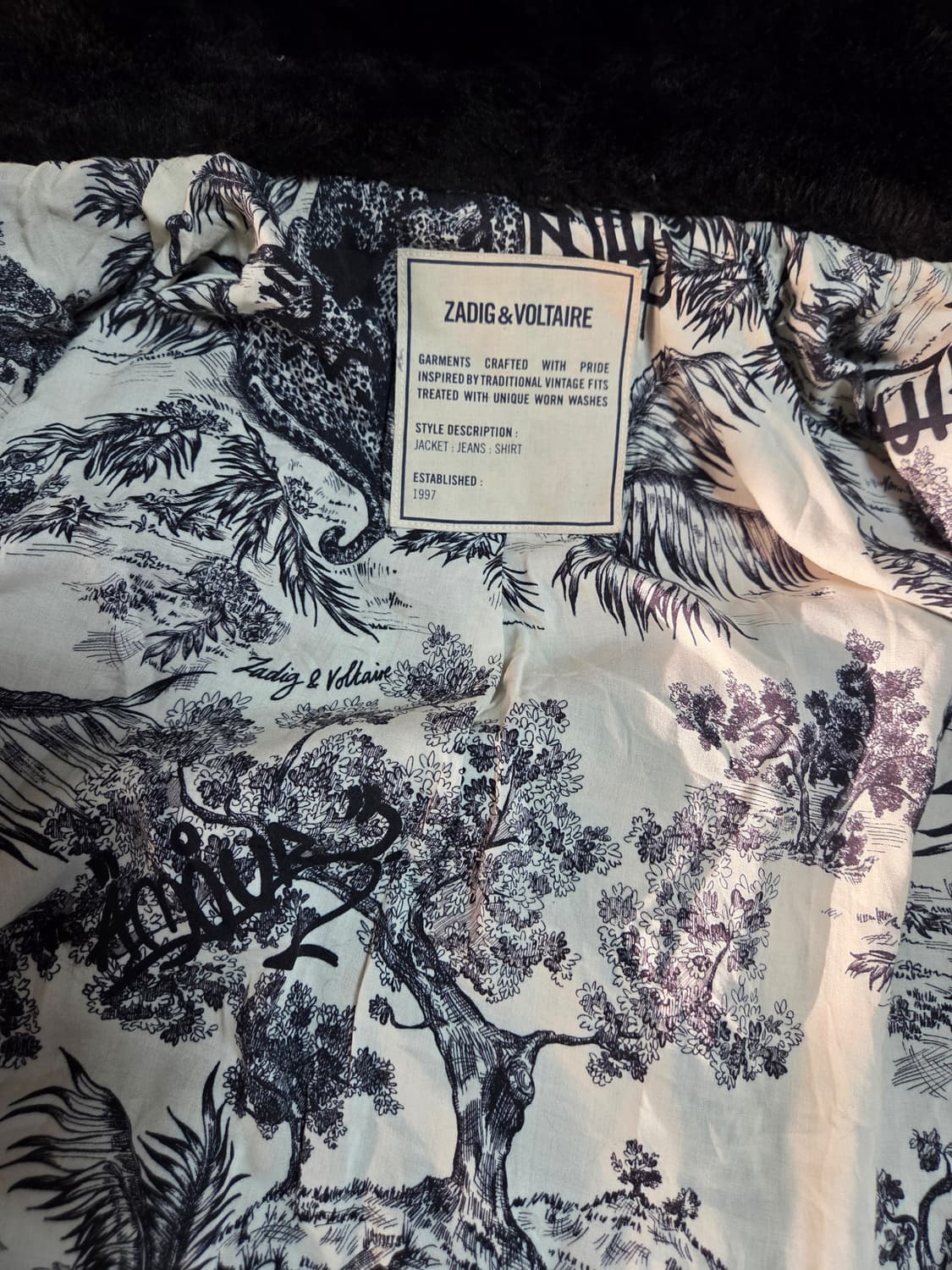 자딕앤볼테르 브라운 퍼 자켓 상품이미지7