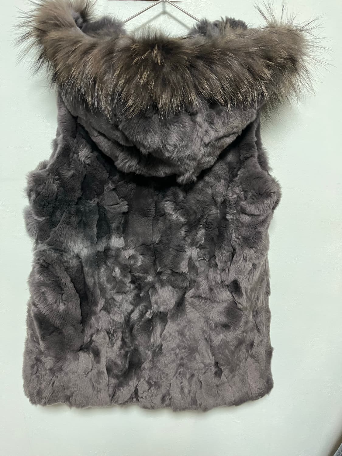 리가(LEEGA)토끼털 모피 베스트 조끼 상품이미지6