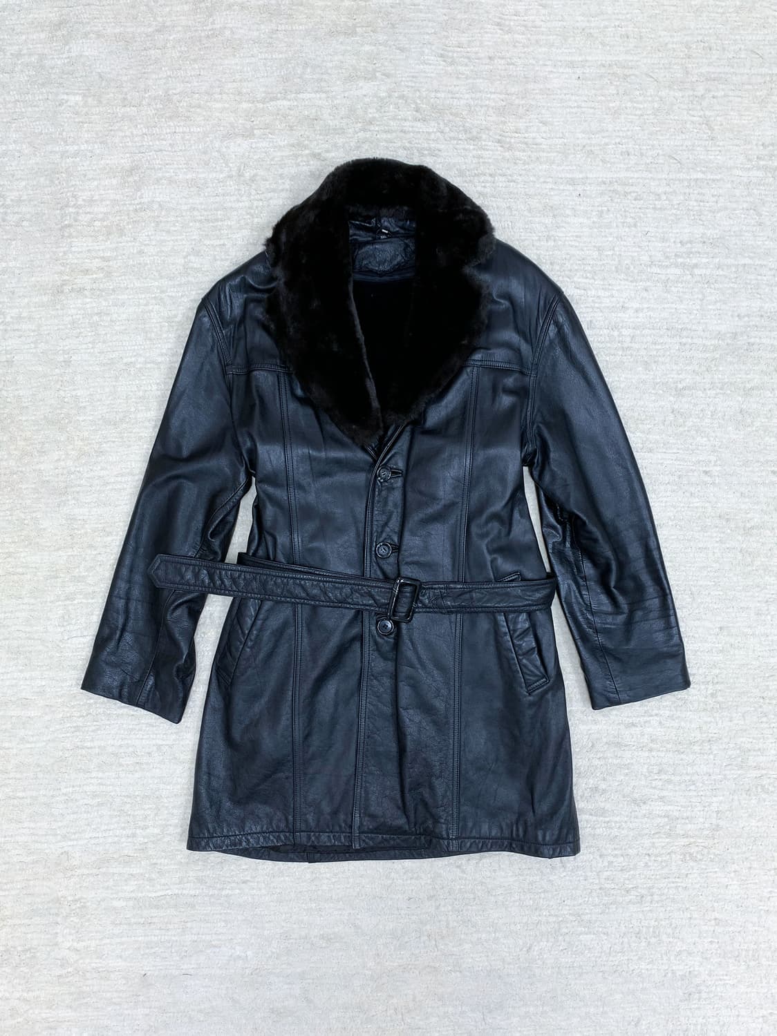 Fur Leather Coat 상품이미지1