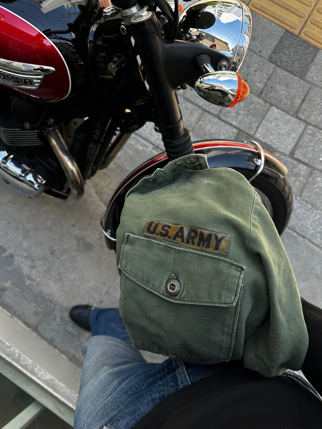 70s U.S. ARMY OG-107 유틸리티 셔츠 자켓 상품이미지6