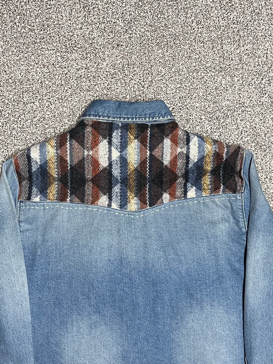 Rework western denim shirt 상품이미지5