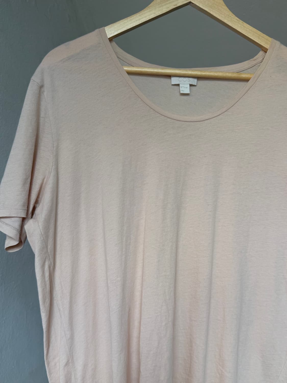 COS 코스 와이드넥 롱 티셔츠 상품이미지2