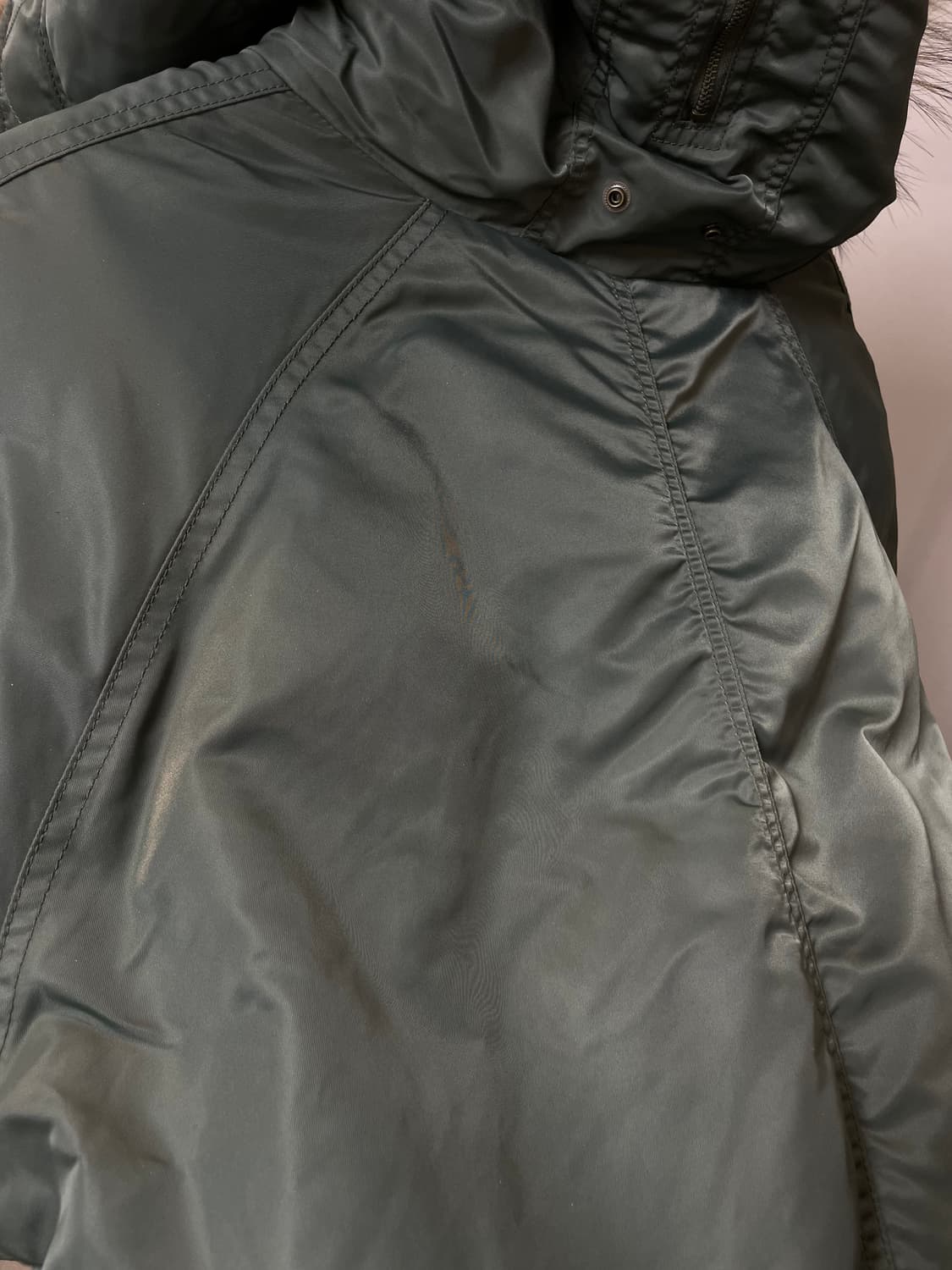 펜필드 40주년 카키 풀 후드 N2B 항공 점퍼 자켓 상품이미지10