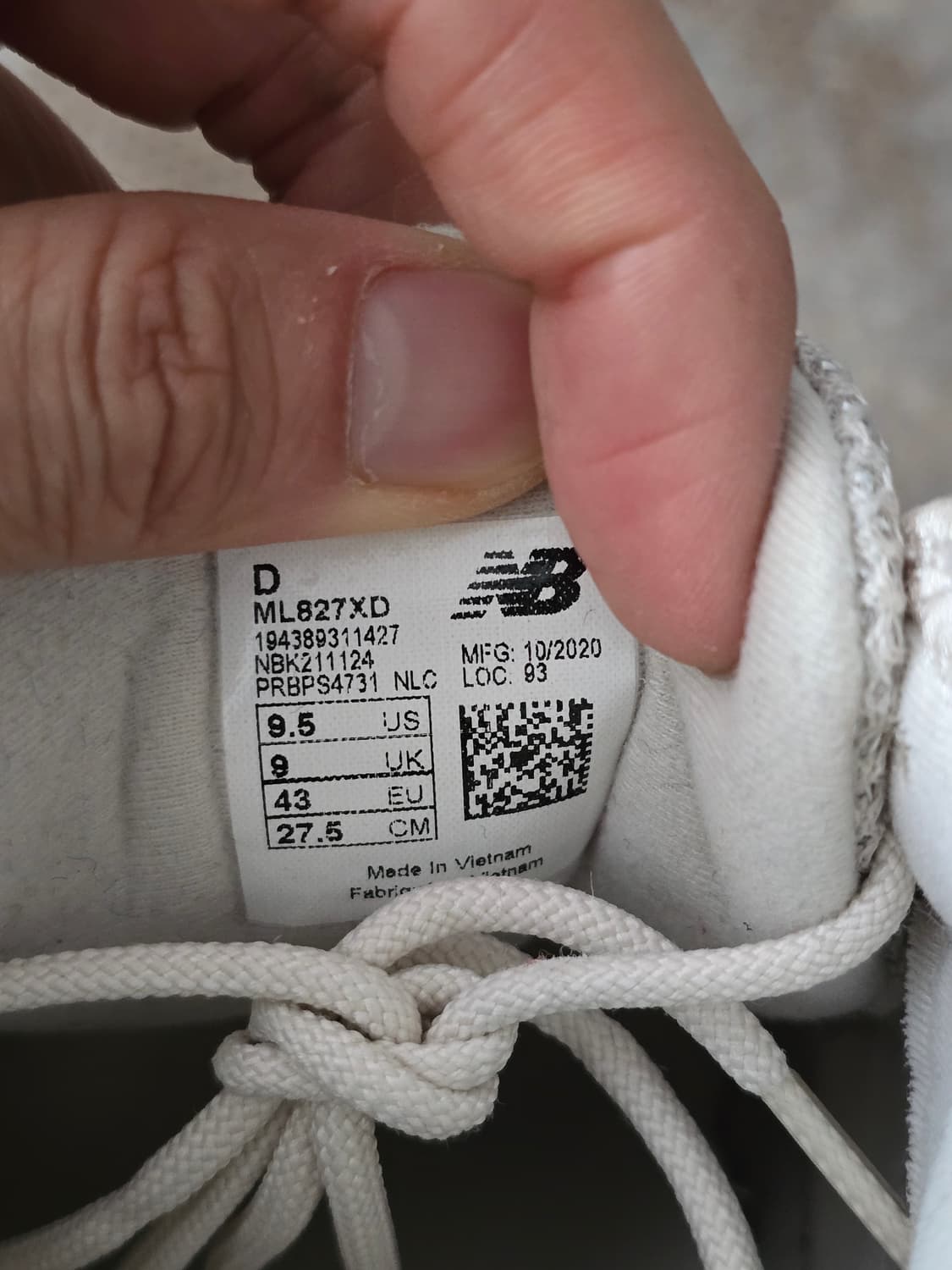 (275)뉴발란스 827 베이지 상품이미지9