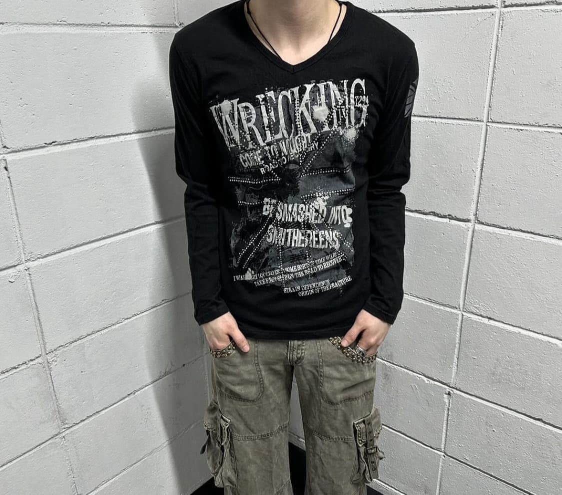 Wreckin punk printing sleeves 상품이미지2