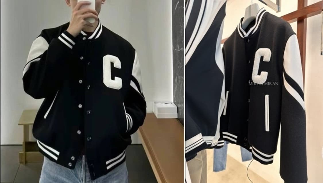 (A+/54) / 셀린느 텍스쳐드 울 잭슨 테디 자켓 블랙 상품이미지7