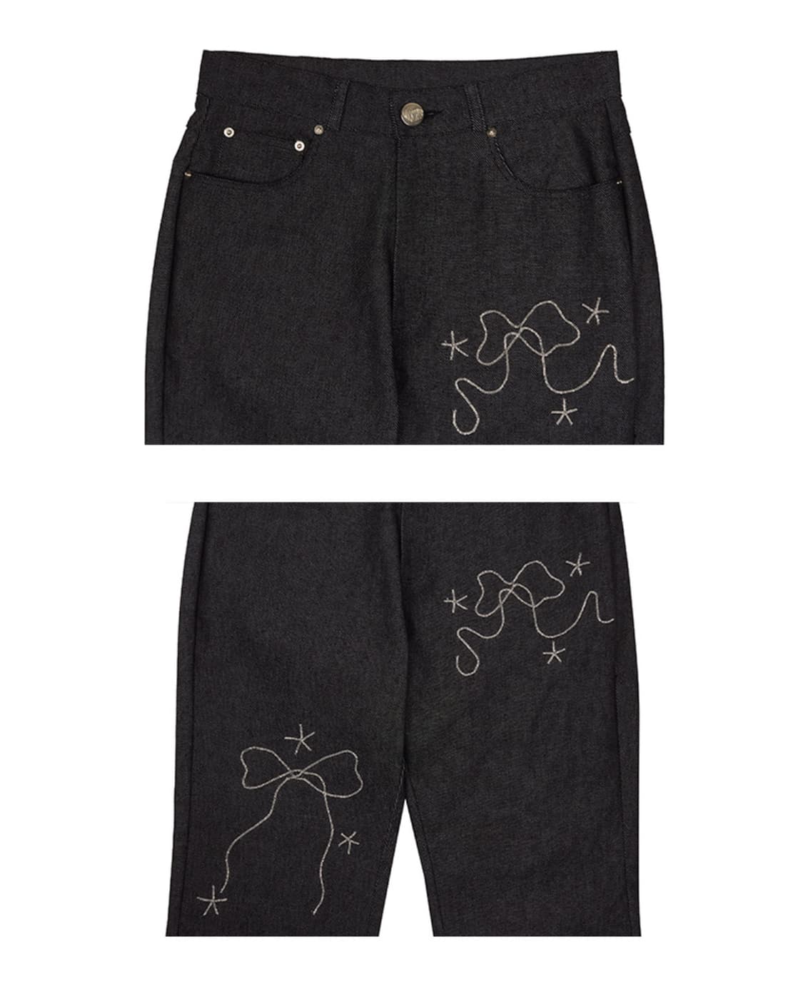 러브이즈트루 NM RIBBON PANTS(BLACK) 상품이미지6