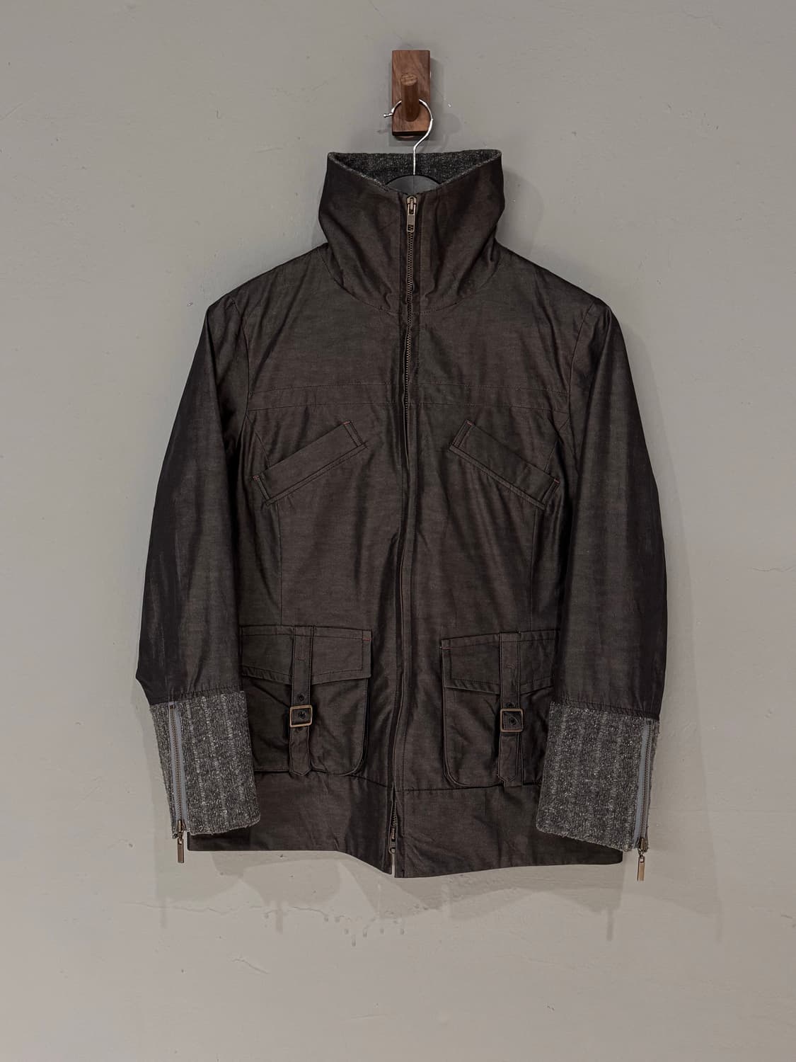 On Peut 투웨이 하이넥 코팅자켓 상품이미지2