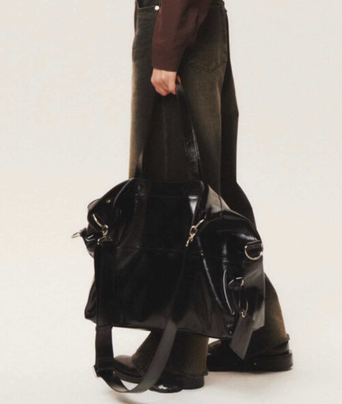 세터 세터 누오로 글로시 3way 크로스백 토트백 빅 쇼퍼백 상품이미지3