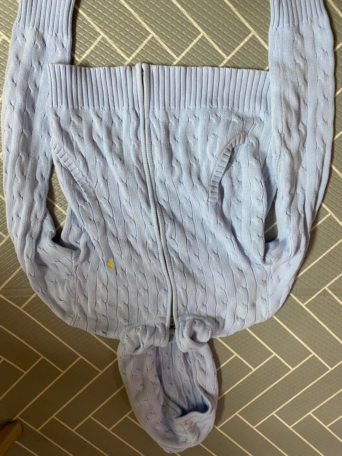 폴로 니트집업 상품이미지1