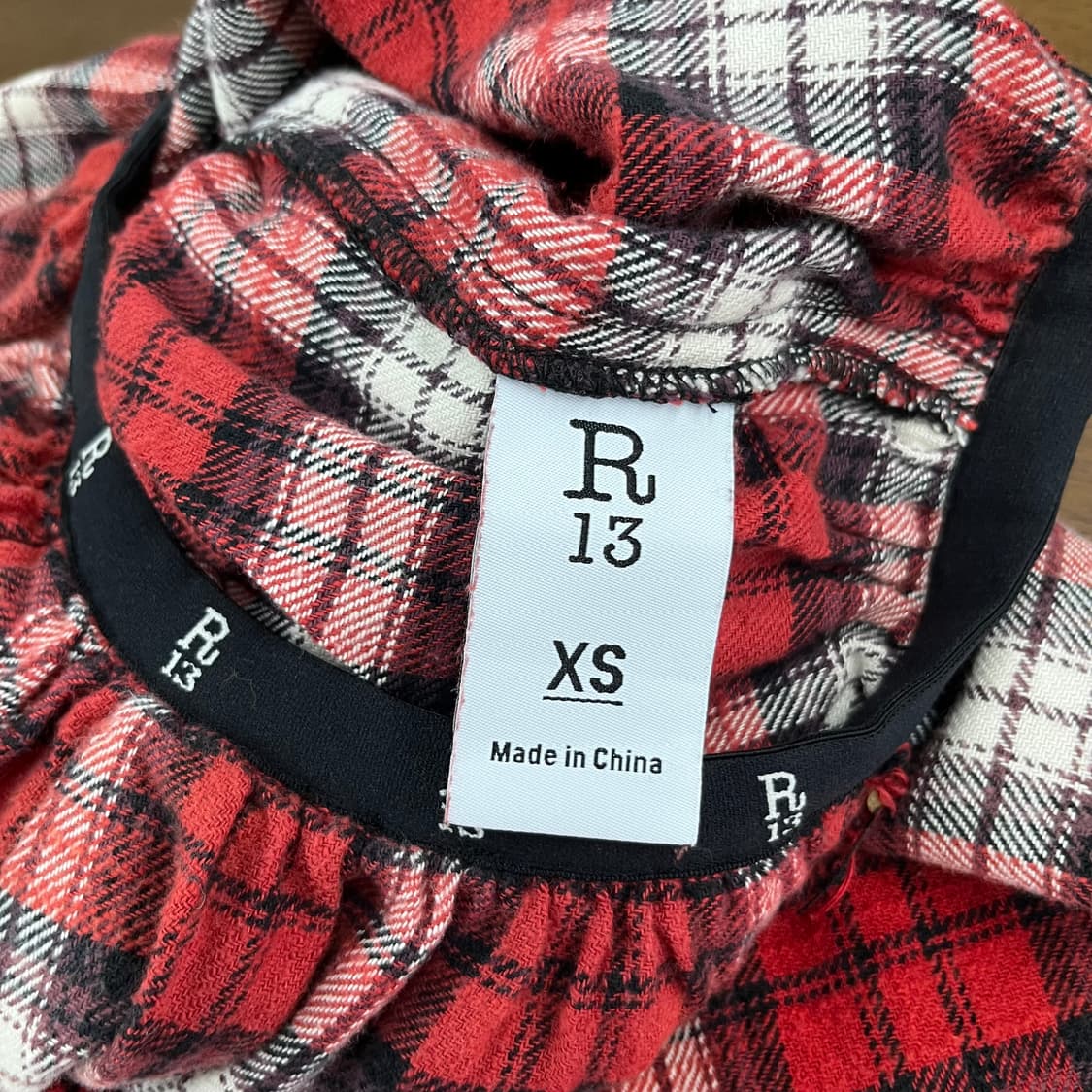 R13 알써틴 플란넬 스커트 XS 상품이미지7