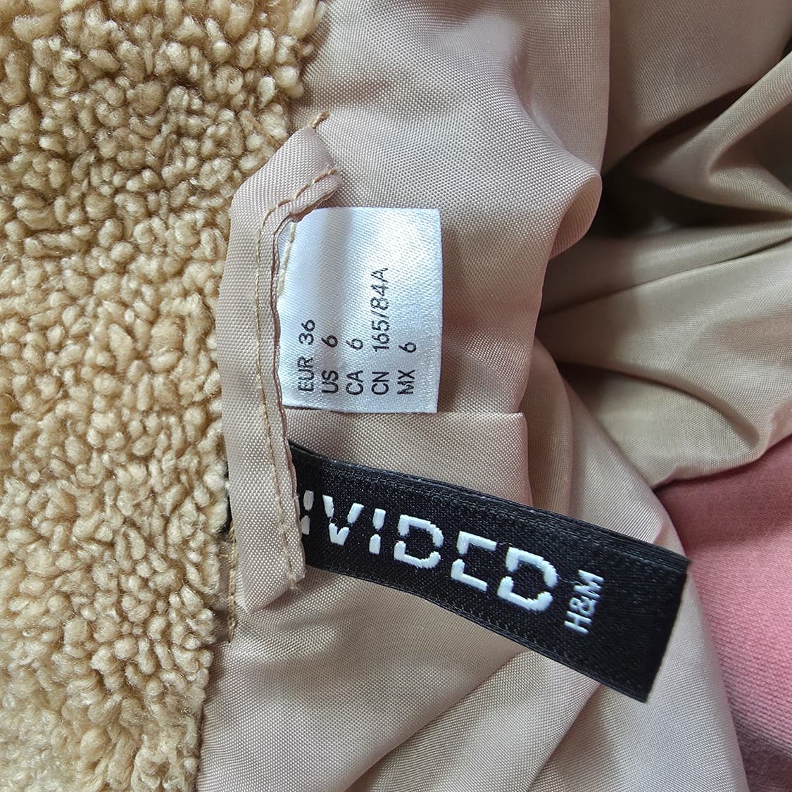 (S)여성 H&M 뽀글이 후드 점퍼 상품이미지5