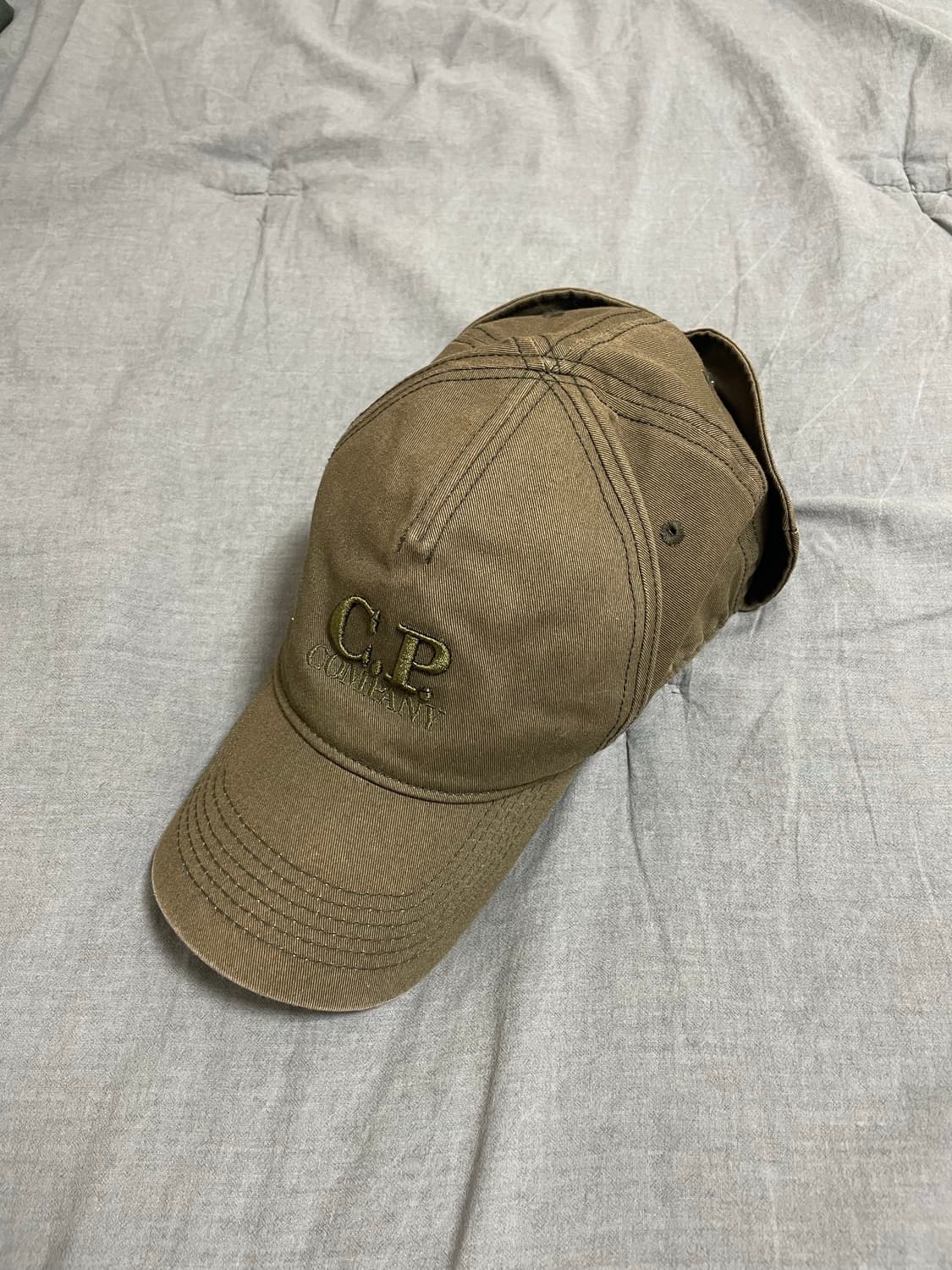 (풀패키지)씨피컴퍼니 22SS 개버딘 고글 캡 아이비그린 M 상품이미지2