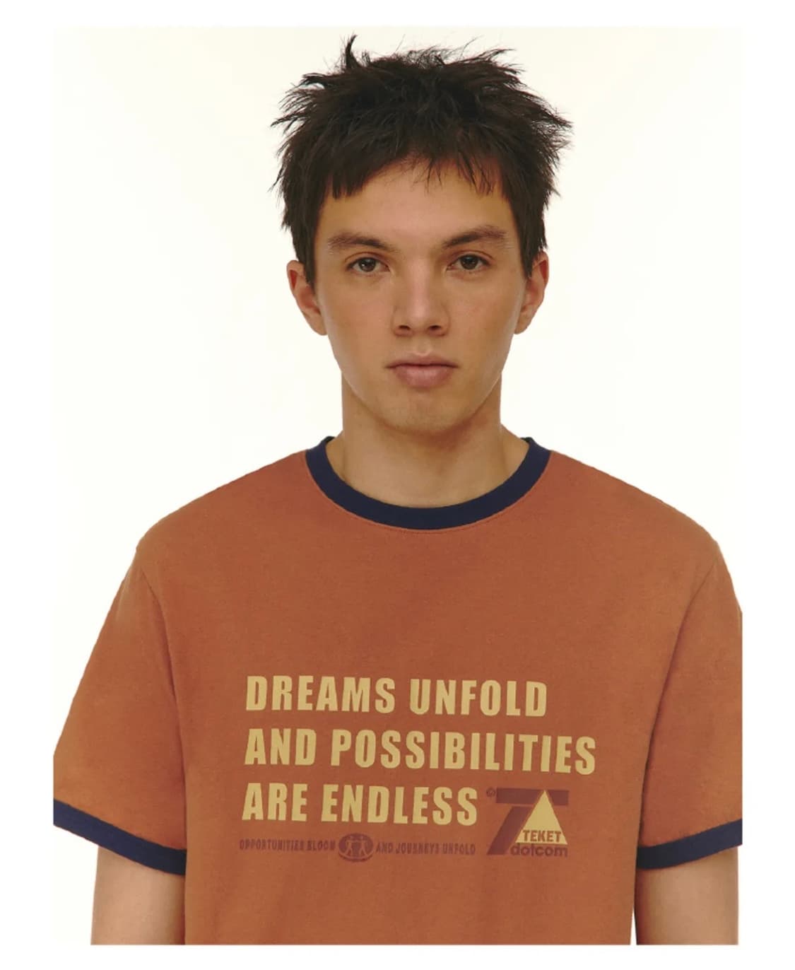 Teket 테켓 Unlimited Tee Orange 반팔티 S size 상품이미지1