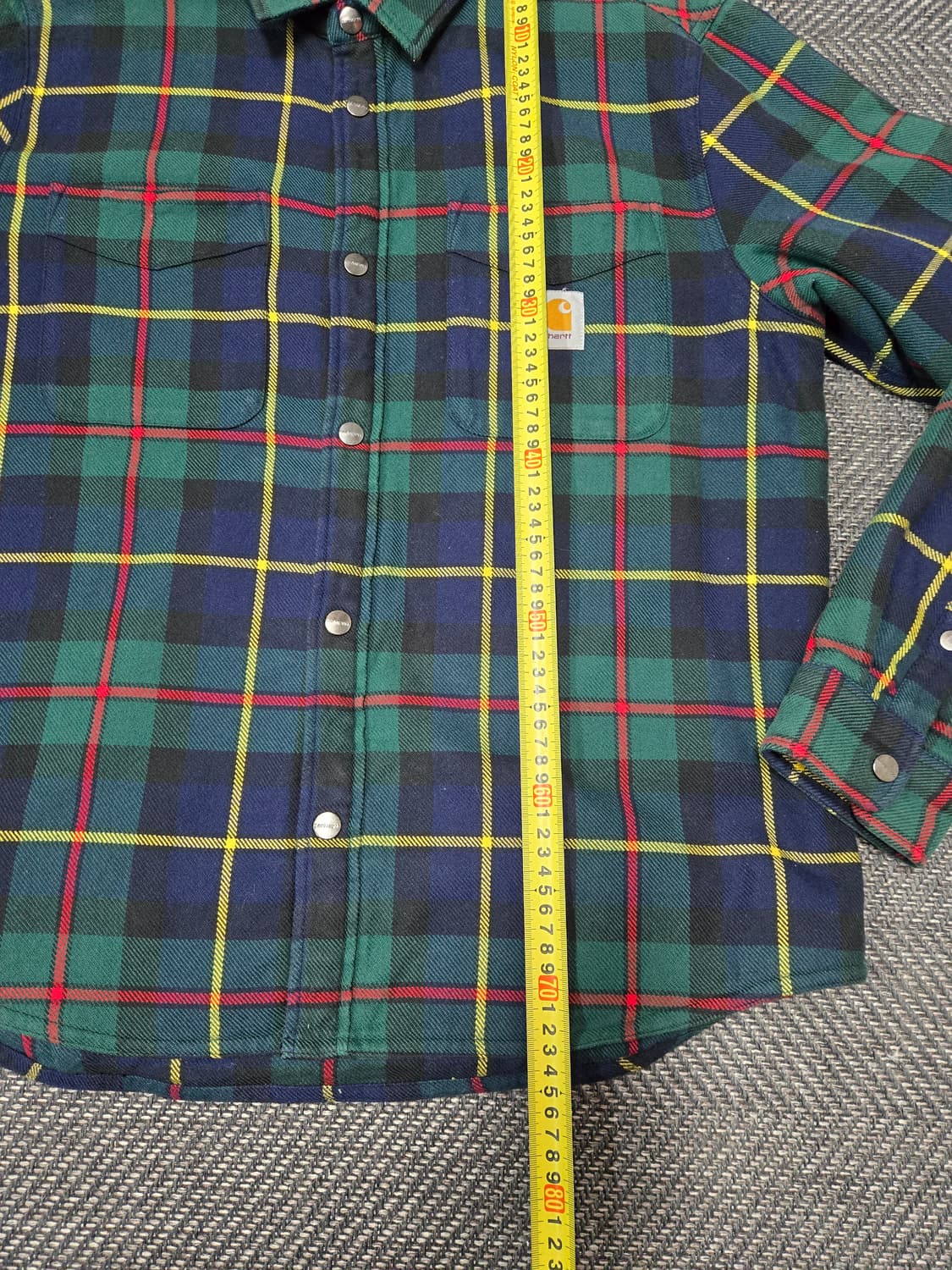 칼하트 체크 셔츠 남방 플란넬 자켓 상품이미지9