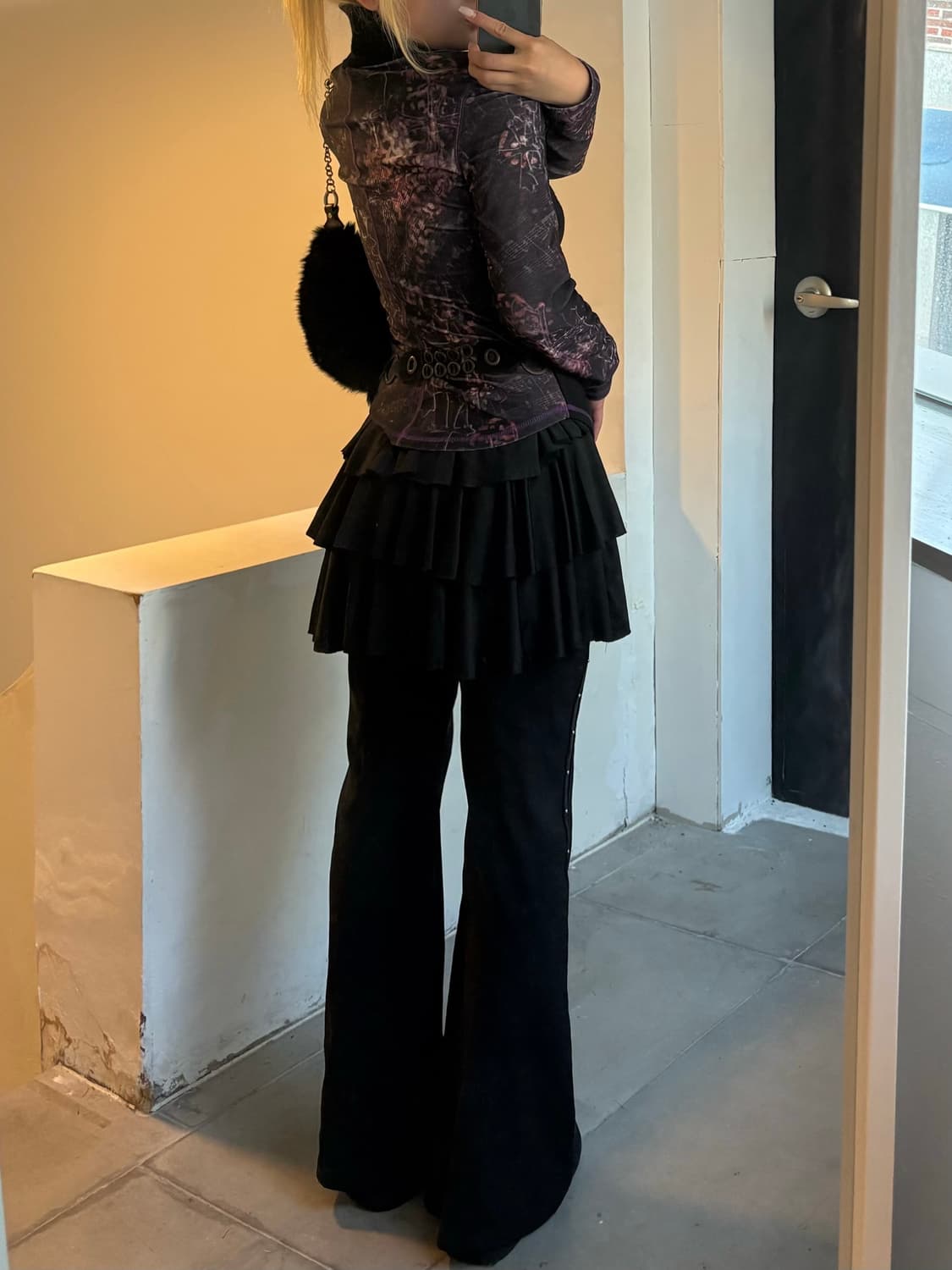 Ozz On cross turtleneck top 상품이미지7